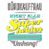NEON Design für Superhelden - Bürokauffrau -