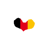 I love Belgium - heart hands