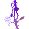 Believe in Magic Witch - purple