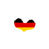 I love Germany - heart hands
