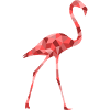 Flamingo cubist