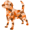 Dog cubist