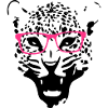 Leopard nerd glasses 2c