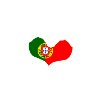 Rakastan Portugali - sydän kädet