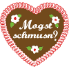 Gingerbread heart for