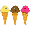 Ice Cream Trio