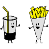 french fries drink