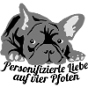 personalized love french bulldog