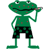 sick frog