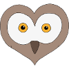 Heart Owl