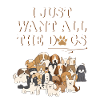 Dog love cartoon