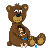 Uffi mit Teddybaer