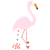 Flamingo - Funny Heart Poo Shirt