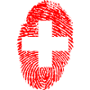 Swiss flag printed t-shirt