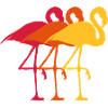 Flamingo Trio Rosa
