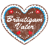 Lebkuchenherz "Bräutigam Vater"