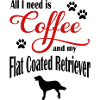 Flat Coated Retriever Coffee