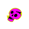 Purple skull