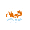 Cat in the clouds