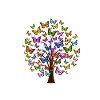 A tree of butterflies