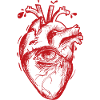 Heart with eyes