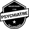Psychiatre Superhéros Badge