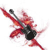 Gitarre Federn