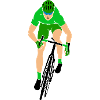 Sprinter auf dem Rennrad