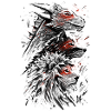 Dragon Wolf Lion