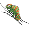caméléon coquine grimper cadeau