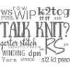Talk-Knit?, Grau