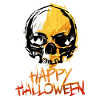 Happy Halloween Skull