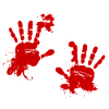 Bloody hands