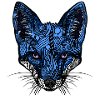 blue fox