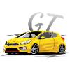 Ceed GT yellow
