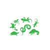 Reptilien/Haustiere/Stimmen/Reptil/Schlangen/Echse
