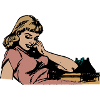 Woman on the phone