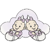 Twins babies
