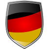 Shield with German flag
