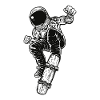 Skating Astronaut