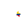 I love Colombia - heartbeat