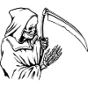 Dead with scythe