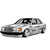W201 E190 tuningbil