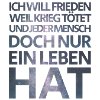 Ich will Frieden