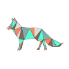 Fox painted