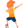 Soccer Girl Dab Dance