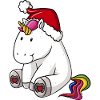 Christmas unicorn