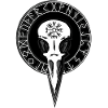 Raven skull with big run circle