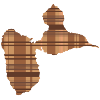 Tshirt gwada madrasse Brown