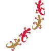 Four geckos 2c